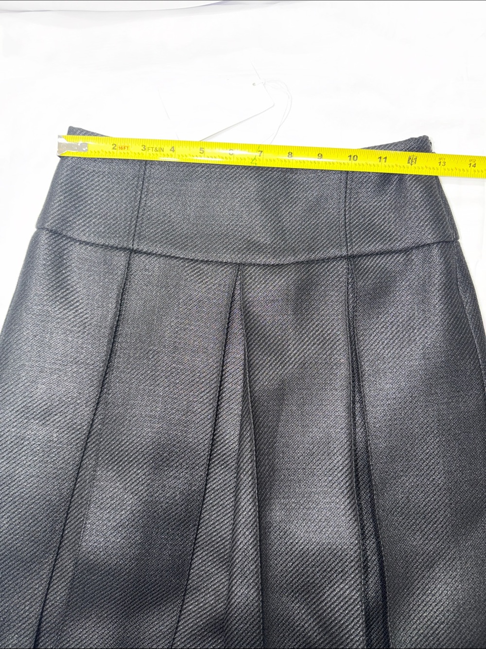 COS PLEATED WOOL-BLEND SKIRT, Size: 2 - Picture 5 of 10